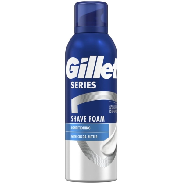 Піна для гоління Gillette Series Conditioning, з маслом какао, 200 мл - Pampik