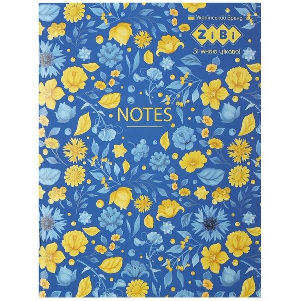 Блокнот ZiBi Bright Kids Line А-5 у клітинку 32 аркуші бірюзовий (ZB.12765-06) - Pampik