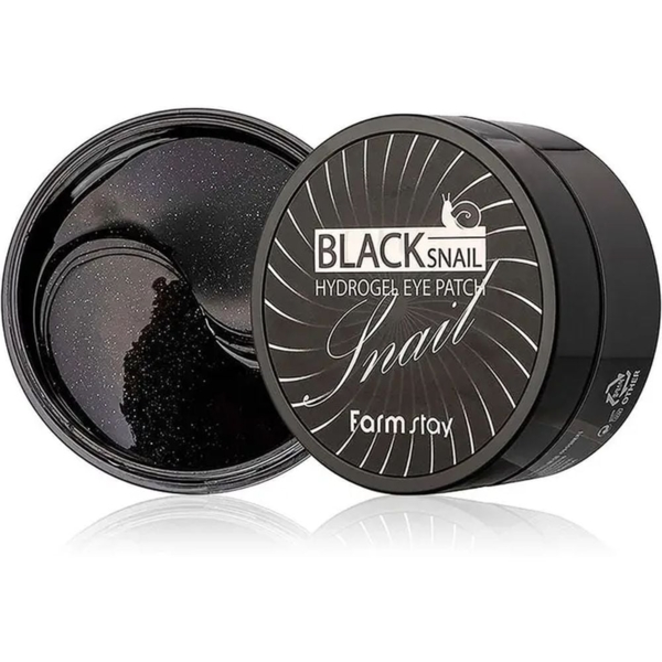 Гидрогелевые патчи для глаз FarmStay Black Snail, 60 шт. - Pampik - 3