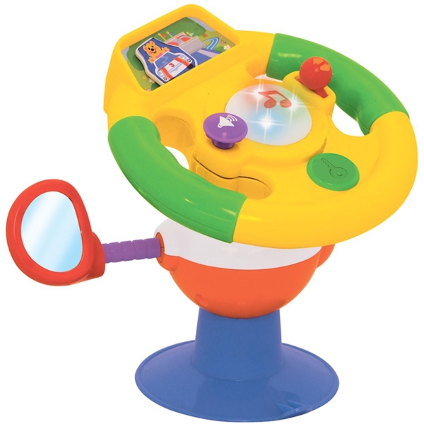 Іграшка на присосці Kiddi Smart Розумне кермо (063420) - Pampik