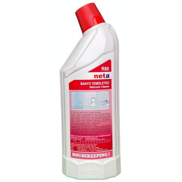 Средство для удаления налета и ржавчины Neta R 80 для ванной комнаты концентрат 1:4, 1 л - Pampik