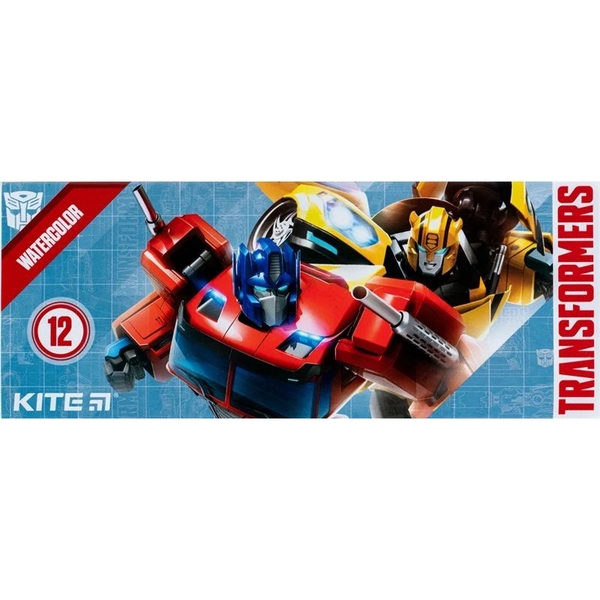 Фарби акварельні Kite Transformers, 12 кольорів (TF23041) - Pampik