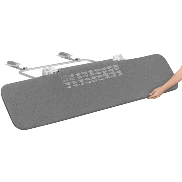 Захисний бар'єр для ліжка Lionelo Lora XL Grey Stone, сірий - Pampik - 2