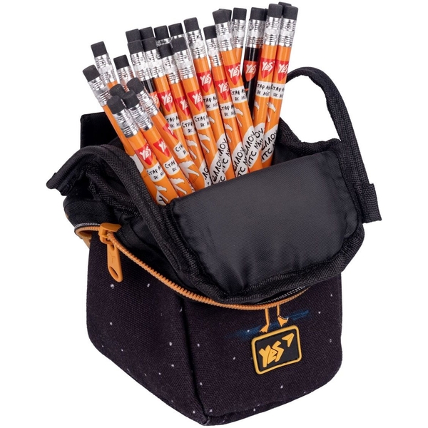 Пенал-подставка Yes PM-M4 Гусь, 19х9х8 см, черный (533254) - Pampik - 2