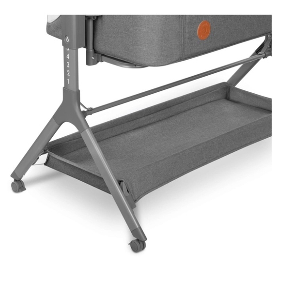 Дитяче ліжечко Lionelo Leonie Plus 3 в 1 Grey Stone, сірий - Pampik - 11