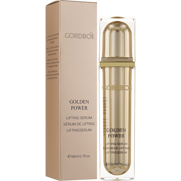 Сироватка-ліфтінг для лица Gordbos Golden Power, 50 мл - Pampik