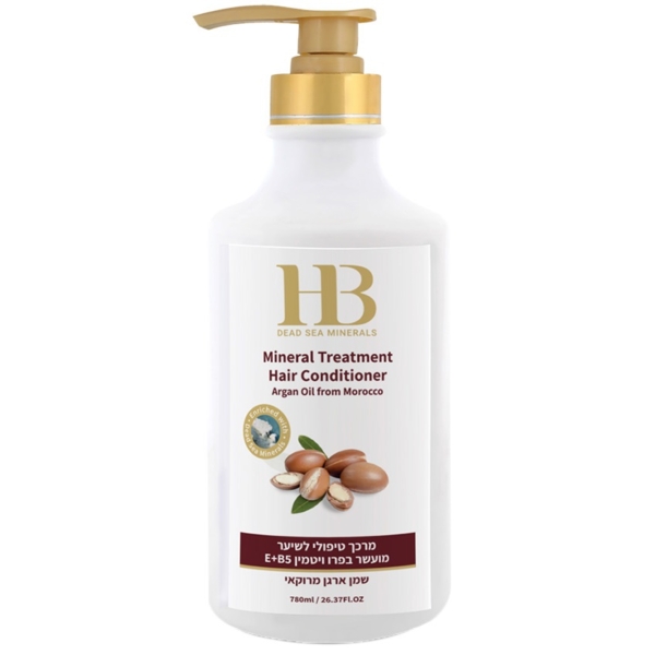 Кондиціонер для всіх типів волосся Health & Beauty з олією арганії, 780 мл - Pampik