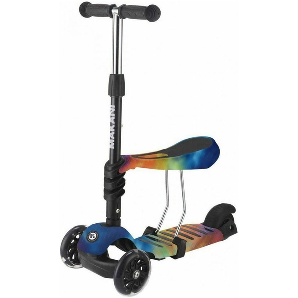 Самокат Kikka Boo Makani Ride & Skate, Веселка (31006010092) - Pampik