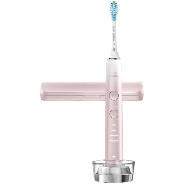 Электрическая зубная щетка Philips Sonicare DiamondClean 9000 Series, розовая (HX9911/84) - Pampik
