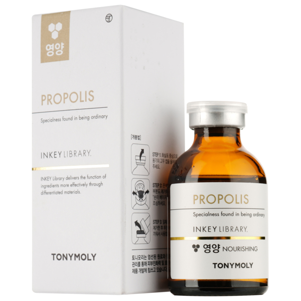 Сыворотка для лица Tony Moly Inkey Library Propolis Ampoule, с прополисом, 30 мл - Pampik - 3