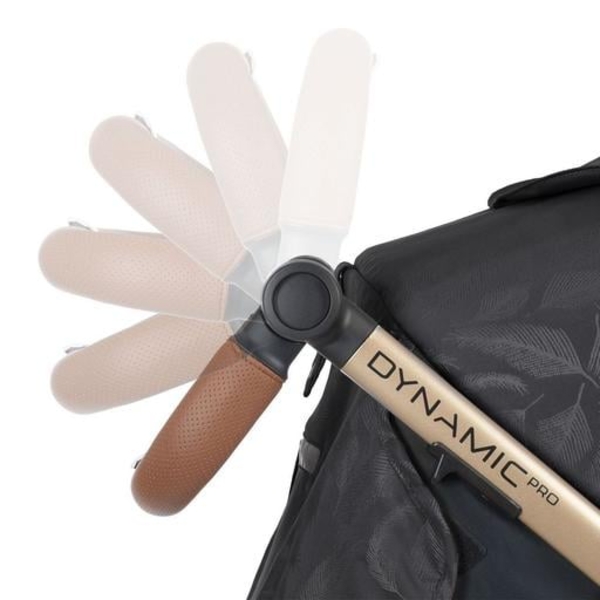 Прогулочная коляска El Camino Dynamic Pro Me 1053G Special Black, черная (25482) - Pampik - 9