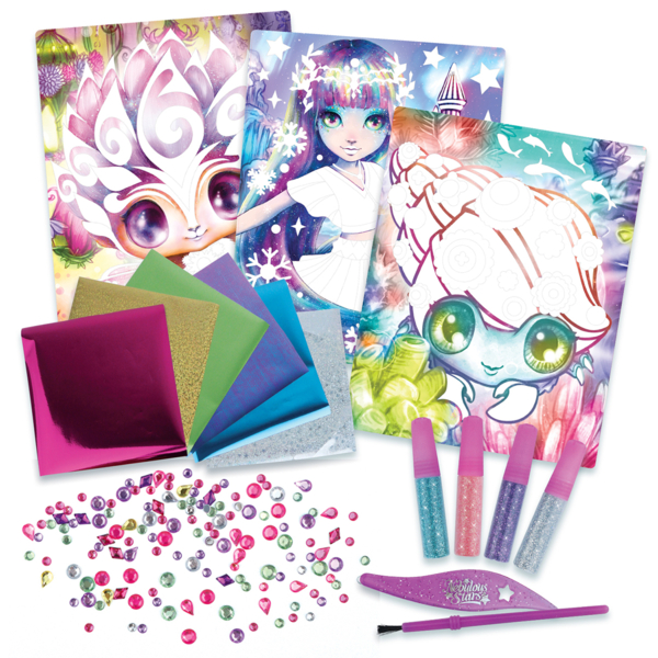 Набор для творчества Nebulous Stars Звездные блестки и фольга (11011) - Pampik - 2