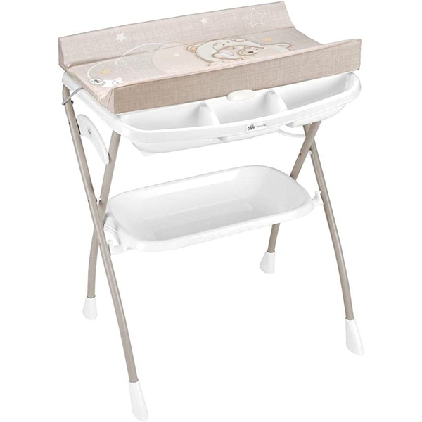 Пеленальний столик Cam Volare, з ванночкою, бежевий (C203008-C260B) - Pampik