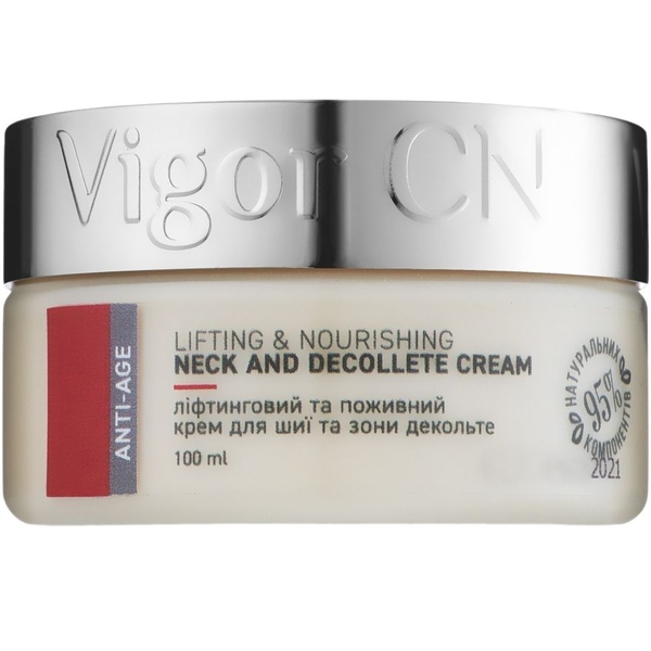 Крем для шиї та декольте Vigor CN Ліфтинговий та поживний 50 мл - Pampik