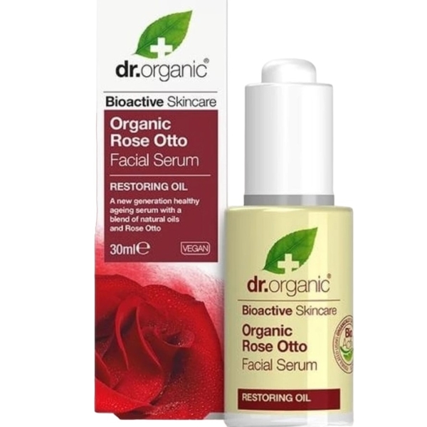Сироватка для обличчя Троянда Dr. Organic Rose Facial Serum 30 мл - Pampik