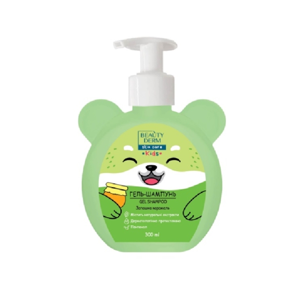 Гель-шампунь Beauty Derm Kids 2 в 1 з ароматом карамелі, 300 мл - Pampik