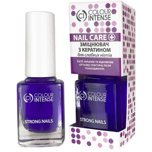 Укрепитель для ногтей Colour Intense Nail Care Strong Nails с кератином 11 мл - Pampik
