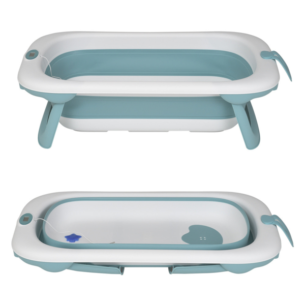 Ванночка El Camino ME 1106 T-control з термометром і зливом, 87 см, блакитна (26041) - Pampik - 6