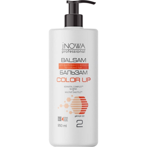 Бальзам jNOWA Professional Salon Care Color Up, 950 мл - Pampik