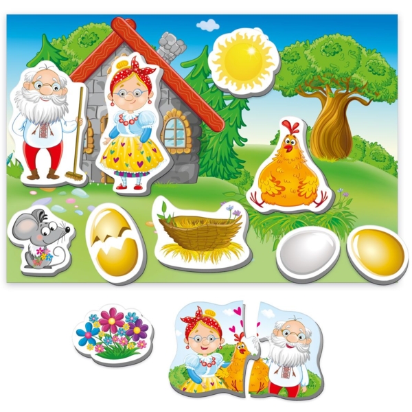 Магнитный театр Vladi Toys Академія розвитку Курочка Ряба укр. язык (VT3206-31) - Pampik - 3