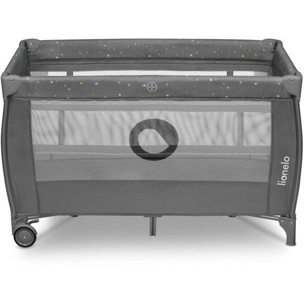Манеж-ліжечко Lionelo Stefi Plus Grey Multicolor, сірий (LO-STEFI PLUS GREY MULTICOLOR) - Pampik - 2