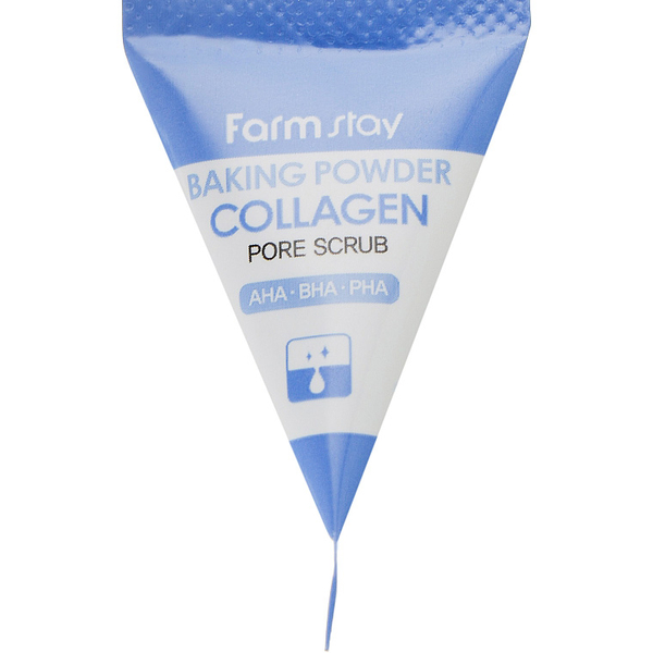 Скраб для лица FarmStay Collagen Baking Powder Pore Scrub 25 шт. х 7 мл - Pampik