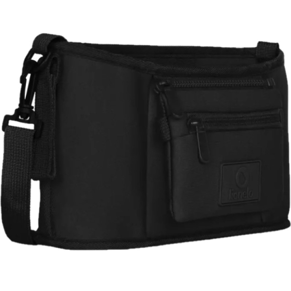 Сумка для мами Lionelo Little Cube Black Carbon, чорна (LO-LITTLE CUBE BLACK CARBON) - Pampik