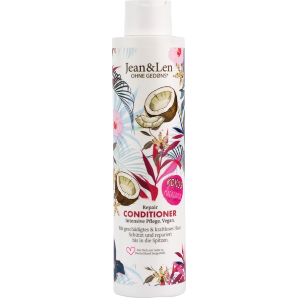 Відновлюючий кондиціонер Jean & Len Кокосова олія Макадамія, 300 мл - Pampik