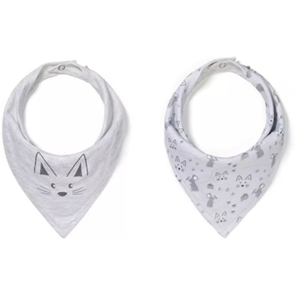 Нагрудник-платок BabyOno Котенок, 2 шт. (879/11) - Pampik