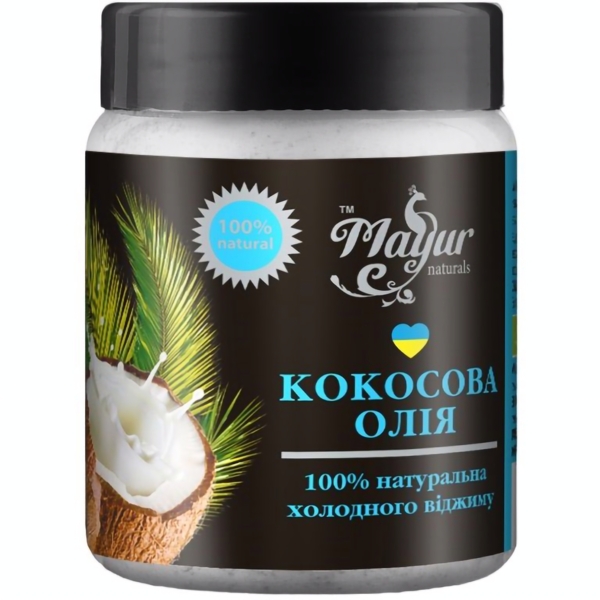 Натуральное кокосовое масло Mayur 240 мл - Pampik