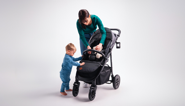 Прогулянкова коляска Lionelo Natt Grey Stone, сіро-чорна (LO-NATT GREY STONE) - Pampik - 9