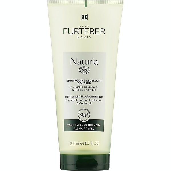 Екстра ніжний міцелярний шампунь для повсякденного використання Rene Furterer Naturia, 200 мл (249213) - Pampik