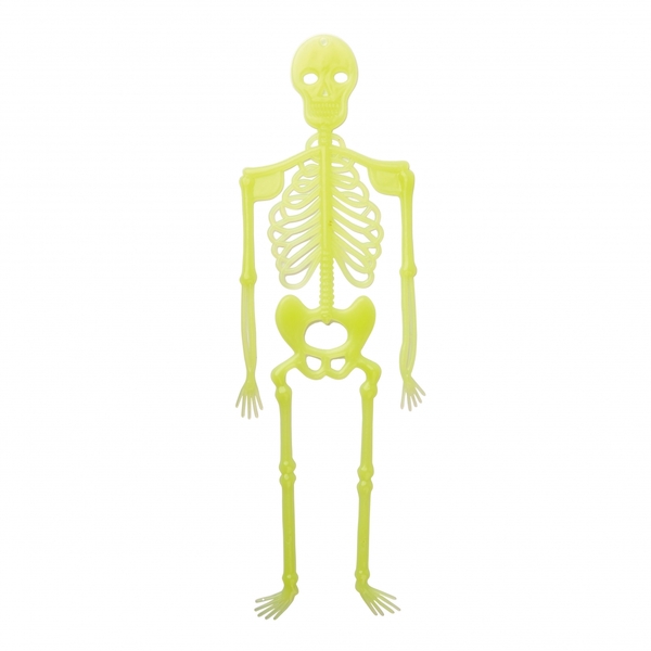 Декор Yes! Fun Хэллоуин Скелет светится в темноте, 34 см (974354) - Pampik