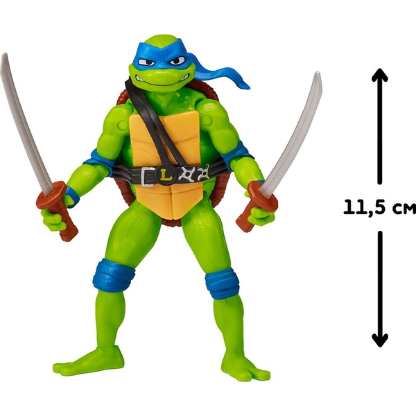 Игровая фигурка TMNT Черепашки-ниндзя Movie III Леонардо, 11,5 см (83281) - Pampik - 2