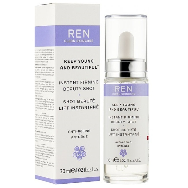 Антивікова сироватка для обличчя Ren Keep Young and Beautiful Instant Firming Beauty Shot, 30 мл - Pampik