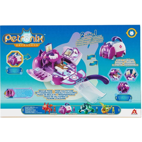 Игровой набор Petronix Defenders Мега-трансформер Китти и фигурка Эммы (123197) - Pampik - 11