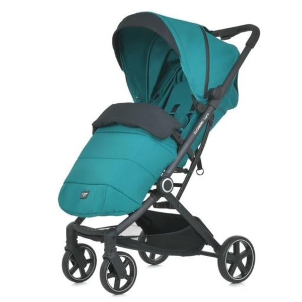 Коляска El Camino Lyra ME 1099 Sea Green, бірюзова (25696) - Pampik - 6