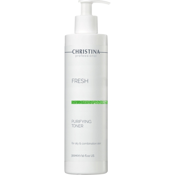 Очищуючий тонік для жирної та комбінованої шкіри Christina Fresh Purifying Toner з лемонграсом 300 мл - Pampik