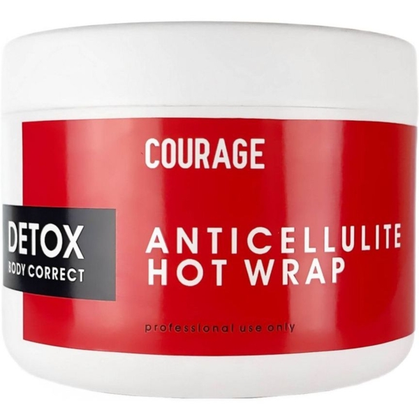 Обертывание для тела Courage Hot Anticellulite Wrap Detox 300 мл - Pampik