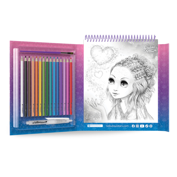 Набір для творчості Nebulous Stars Розмальовка із водою: Зоряна акварель (11133) - Pampik - 3