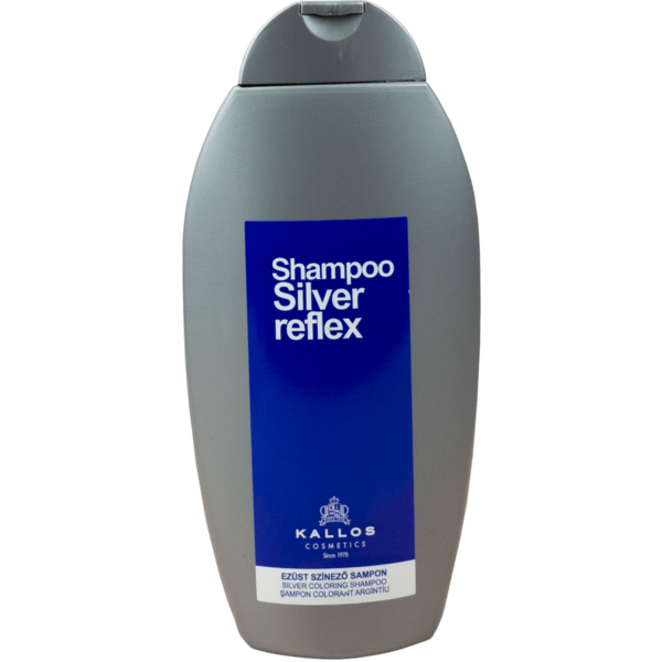Шампунь для волос Kallos Cosmetics Silver Silver Reflex Shampoo, 350 мл - Pampik