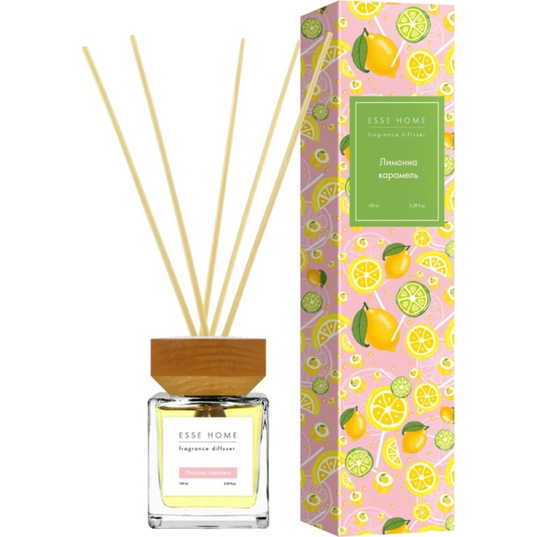 Аромадиффузор Esse Home Лимонна карамель, 100 мл - Pampik