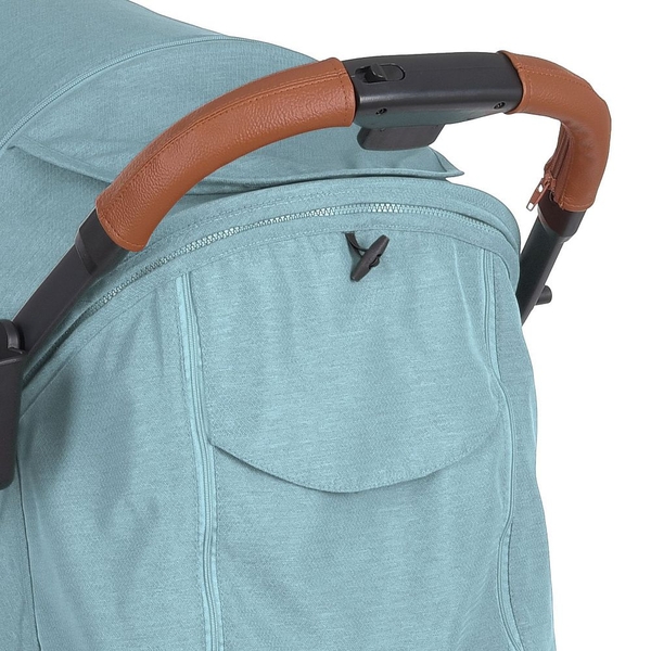 Прогулянкова коляска El Camino Loona ME 1090-1 Arctic Blue, блакитна з чорним (25528) - Pampik - 11