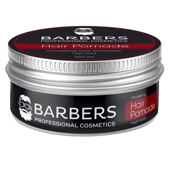 Помада для волосся Barbers Modeling Hair Pomade High Hold, 100 мл - Pampik - 2