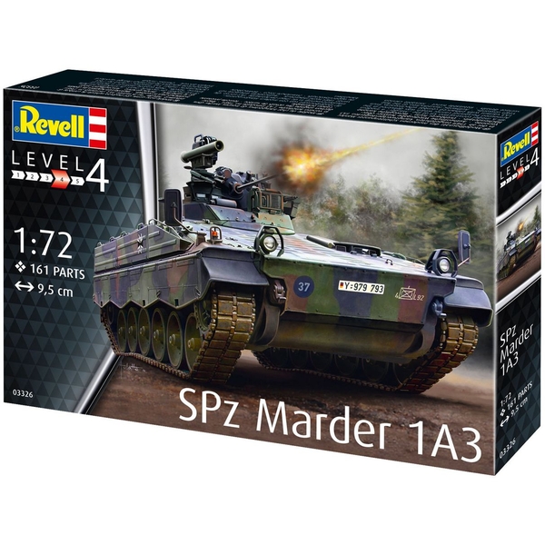 Збірна модель Revell БМП Marder 1A3, рівень 4, масштаб 1:72, 161 деталь (RVL-03326) - Pampik