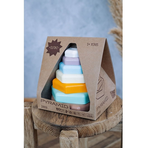 Іграшка розвиваюча Elfiki Пірамідка (39919) - Pampik - 3