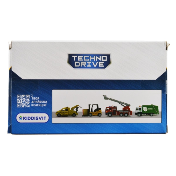 Автомодель TechnoDrive City service Пожарная машина красная (510125.270) - Pampik - 12