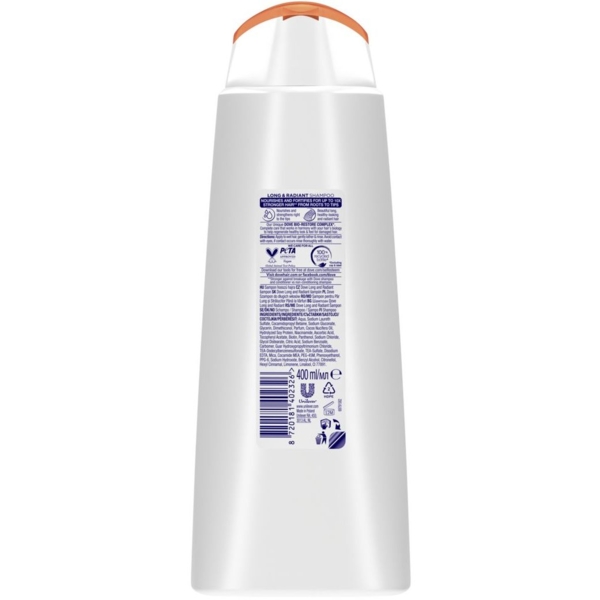 Шампунь Dove Довжина та сяйво, 400 мл - Pampik - 2