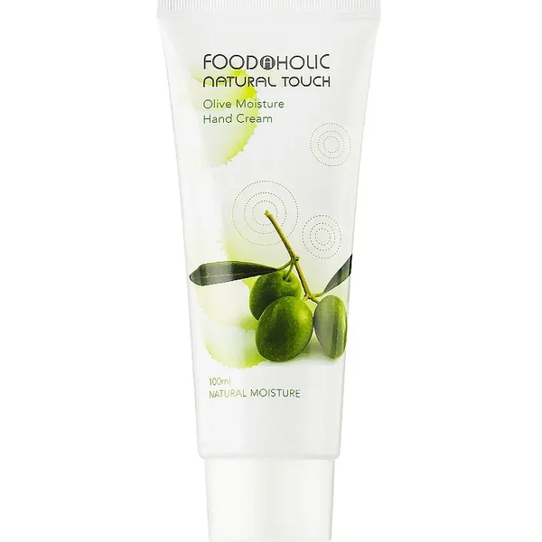 Крем для рук Food A Holic Natural Touch Olive Moisture Hand Cream з витяжкою оливи 100 мл - Pampik