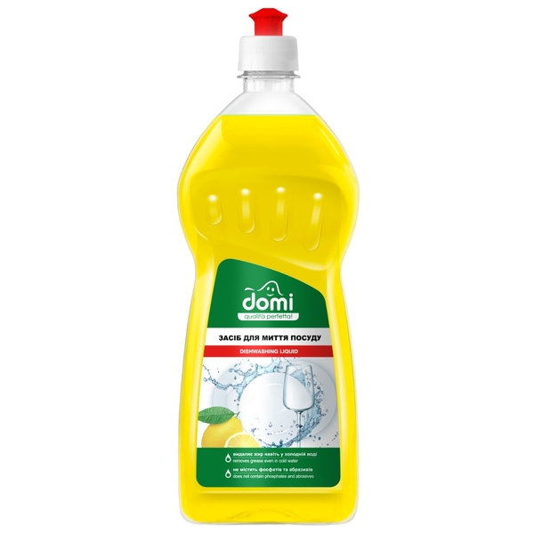 Средство для мытья посуды Domi Лимон, 1 л (117) - Pampik